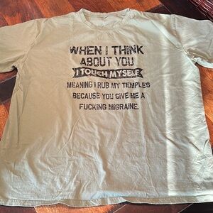 Green men’s  T shirt EUC